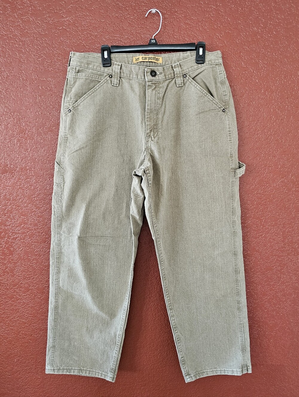 Lee Carpenter Men's Corduroy Pants in Light Khaki